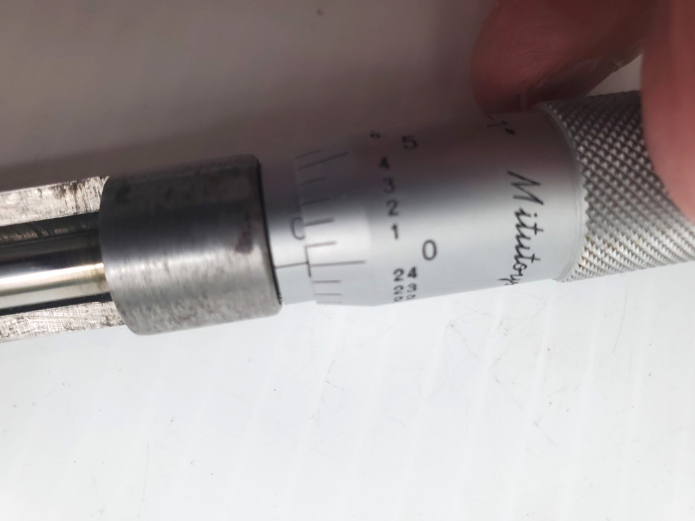 Mitutoyo Lip/Anvil Type 1" Micrometer
