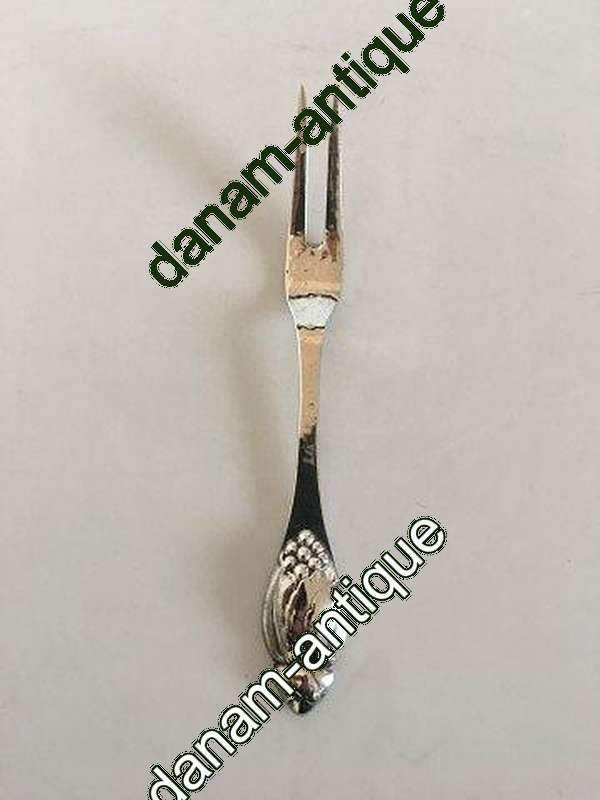 Evald Nielsen No 6 Cold Cuts Fork in Silver