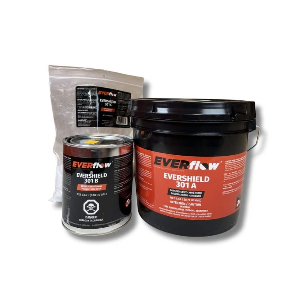 MPC Everflow Evershield 301 polyurethane, top coat, garage, industrial, concrete