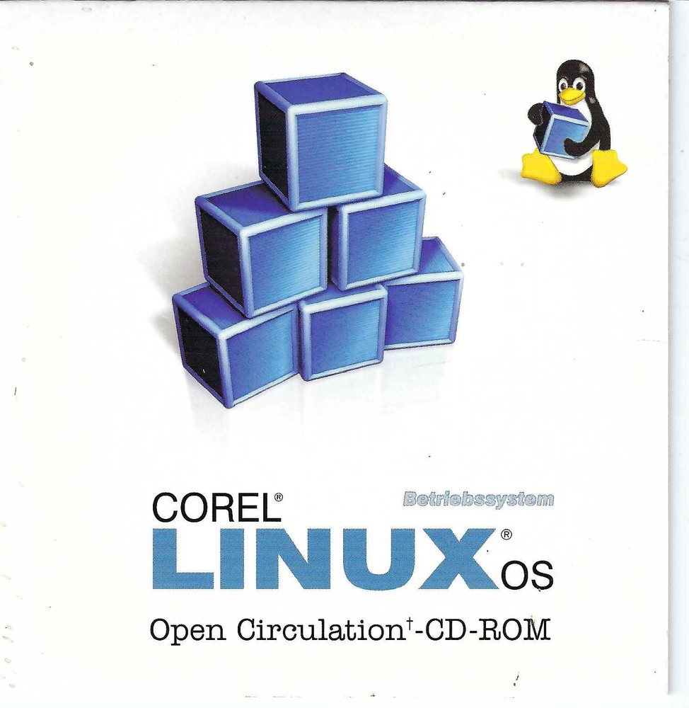 ITHistory (2000) IBM PC Software:  COREL LINUX OS  (German/Ireland) CD
