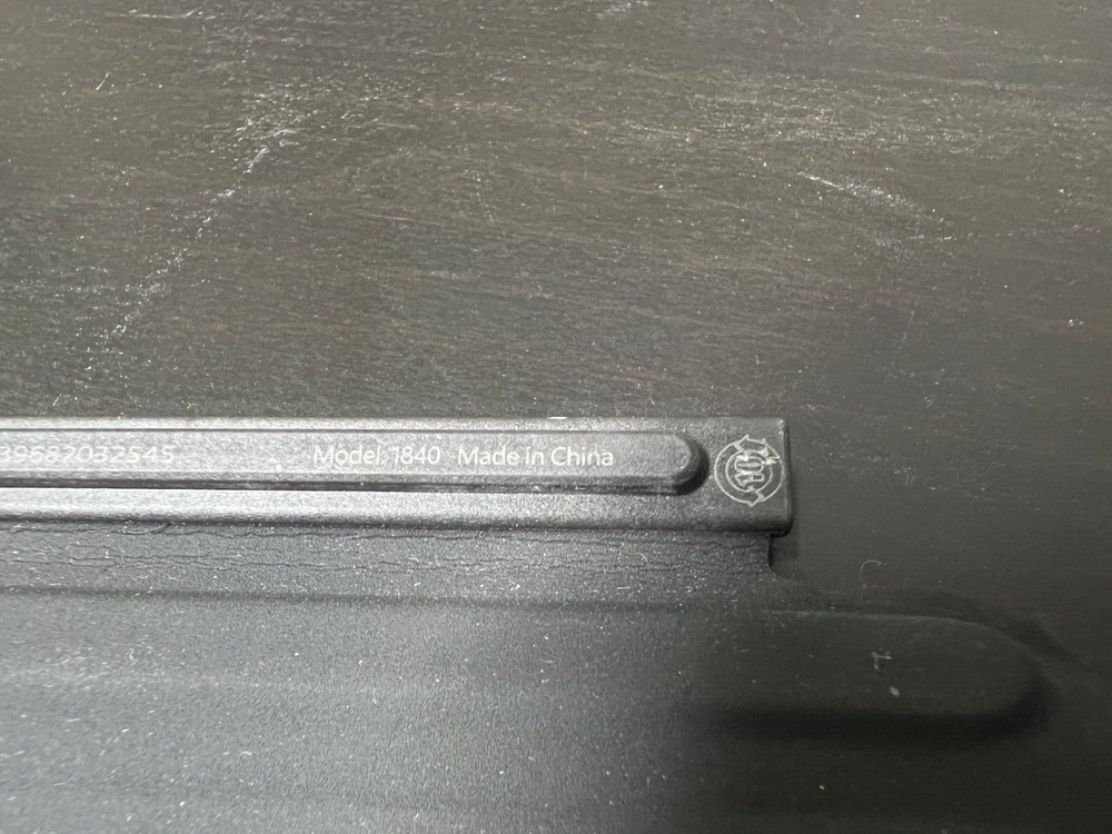 Microsoft Surface Go Type Cover (Black, Keyboard, Model 1840)