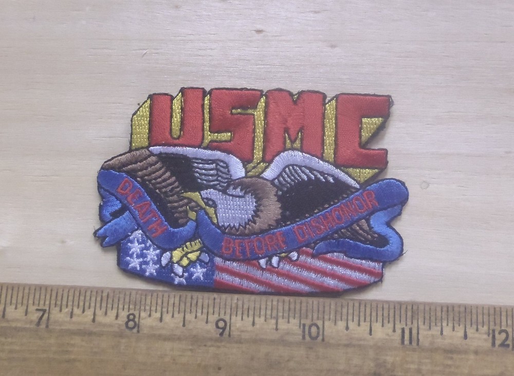 USMC Death Before Dishonor Embroidered Patch