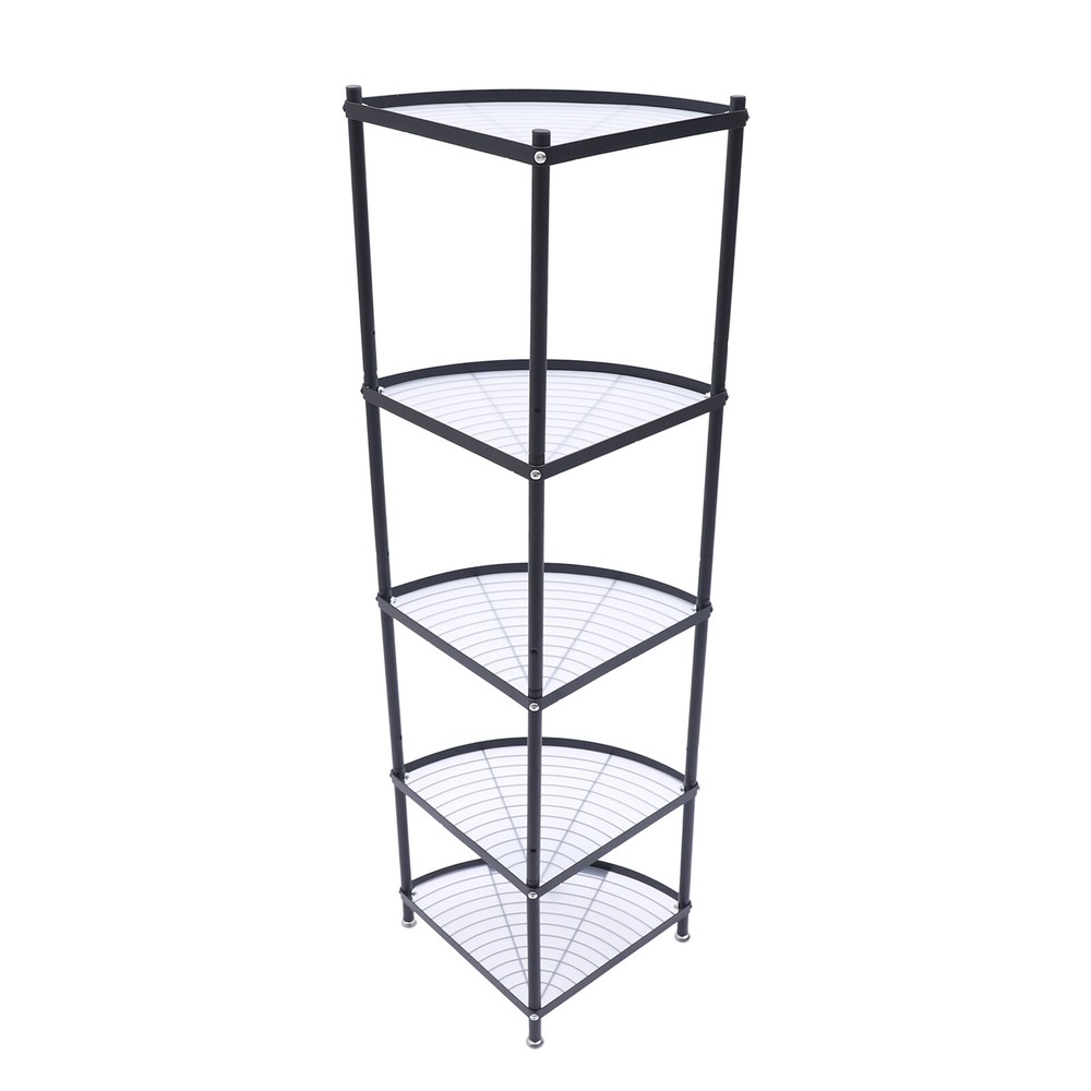 5-Tier Triangular Pot Rack - Space-Saving Kitchen Organizer for Cookware