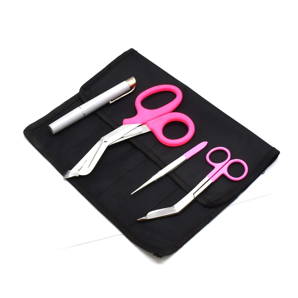 Shears EMT/Scissors combo pack w/holster New, Pink