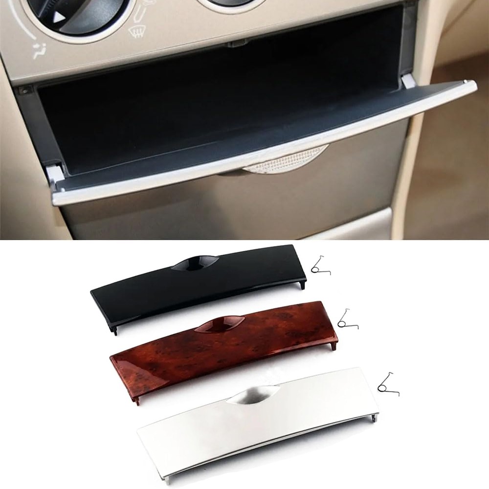 Black Front Center Console Storage Box Panel Cover For Toyota Corolla 2003-2008