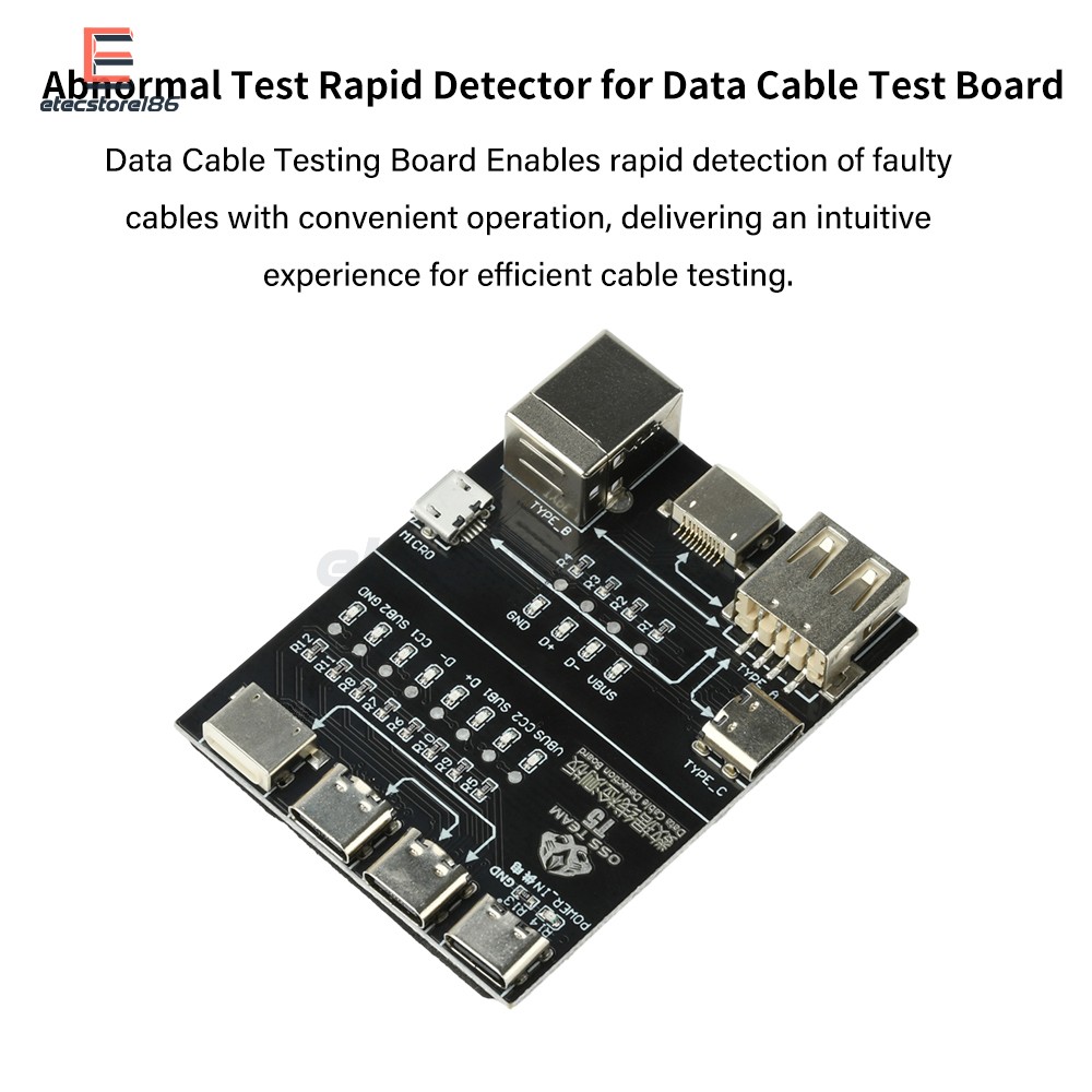 T5 Multifunctional Interface Cable Detection Module Data Cable Abnormal Testing