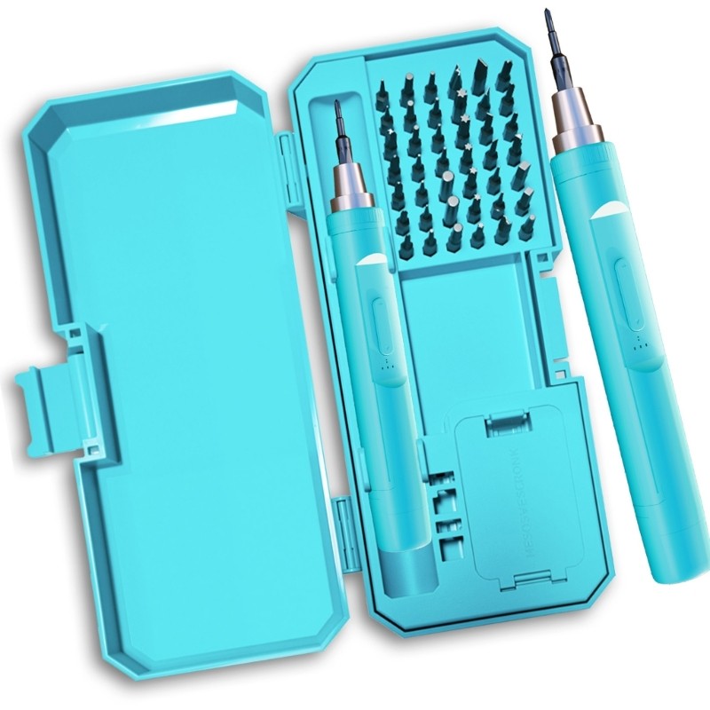 42 in 1 Electric Screwdriver Kit Featuring Reverse Function Tip