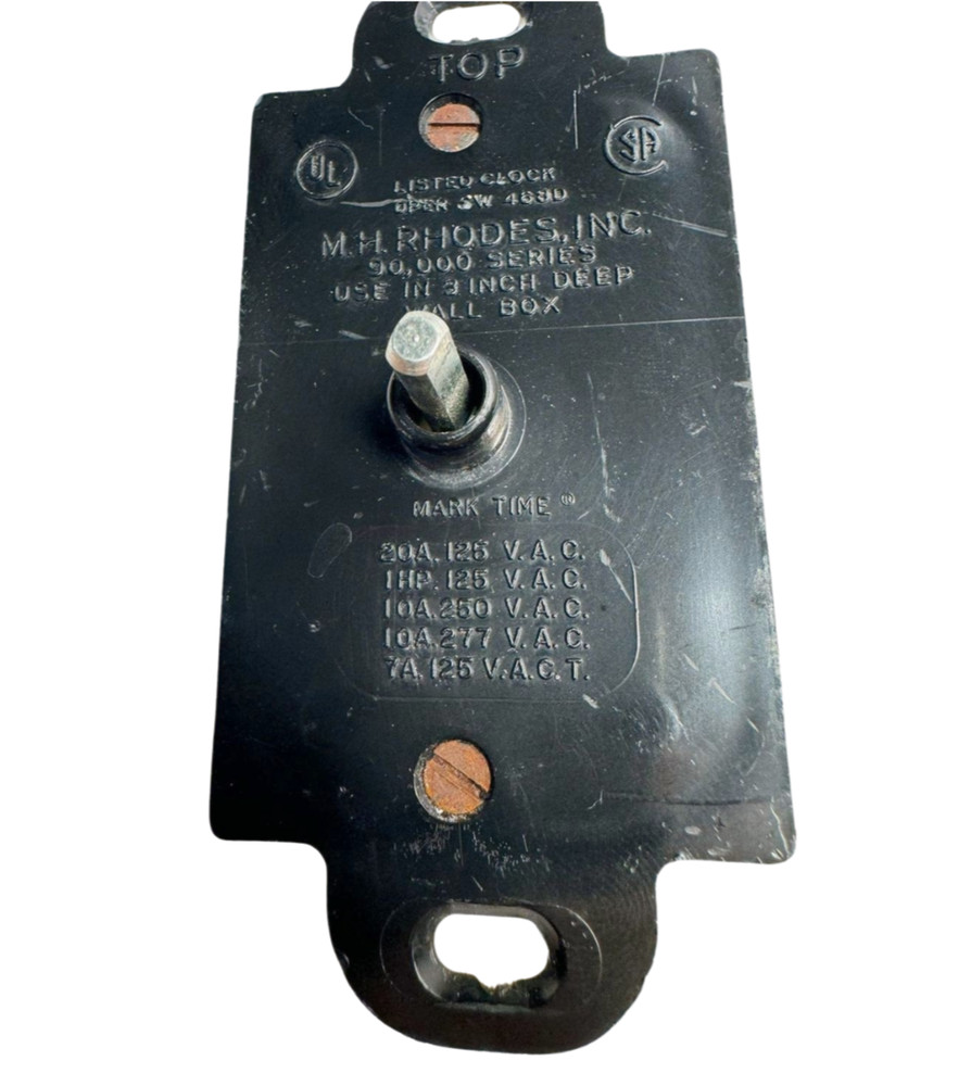 M.H Rhodes 90015 Wall Box Mark Timer 12 Hours **Please Read**