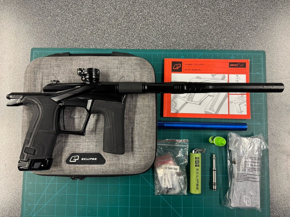 Planet Eclipse EGO LV2. Cleaned / rebuilt / tested. SO SMOOTHl OEM “Midnight”.
