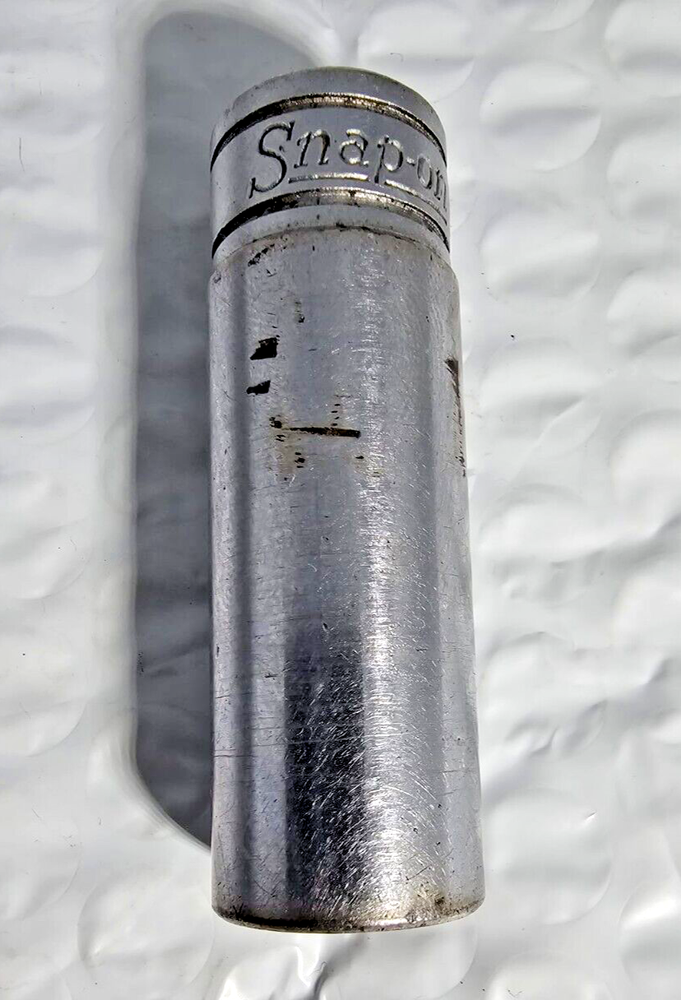 SNAP ON SFS161, 3/8" DRIVE, 1/2" SOCKET, 2.1" DEEP/HIGH, 6 POINT.