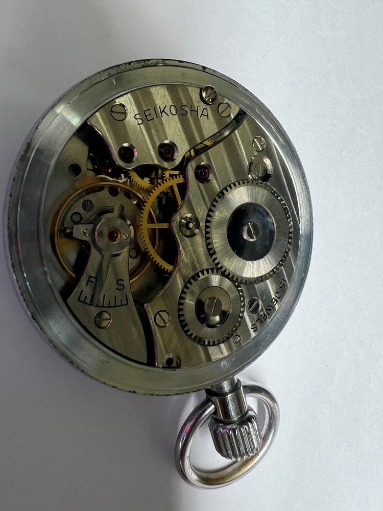 Seiko Precision 15 Jewels second setting diaflex 50 mm running