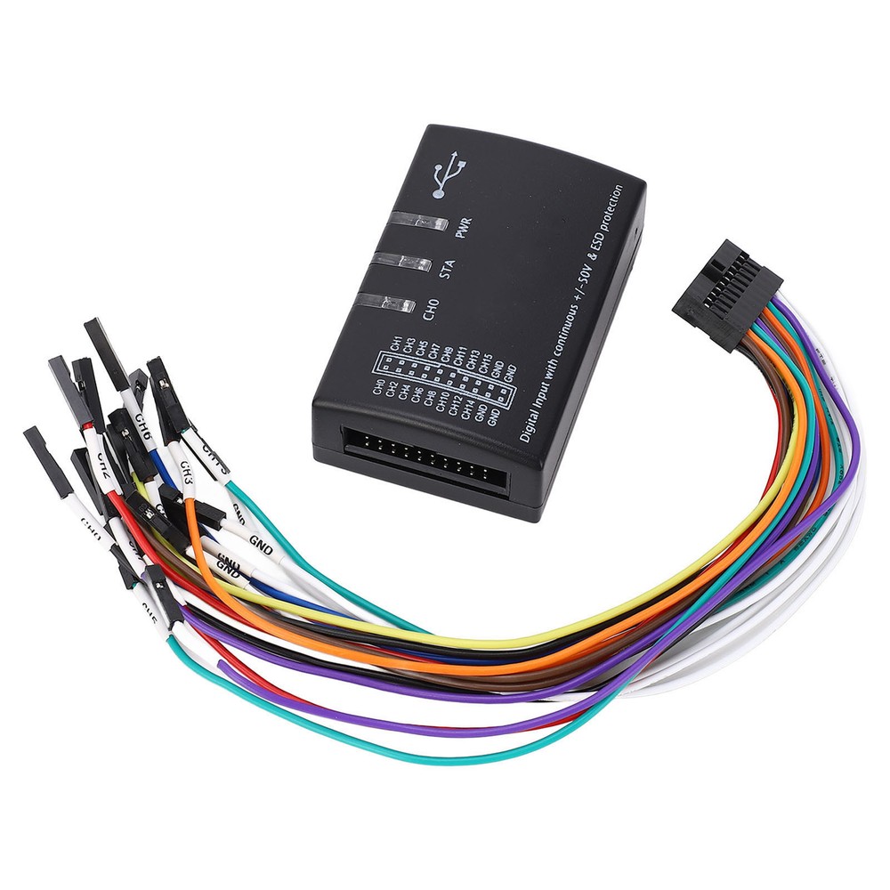 Logic Analyzer 100M Sampling Rate Compact USB Logic Analyzer Tool Supply Part