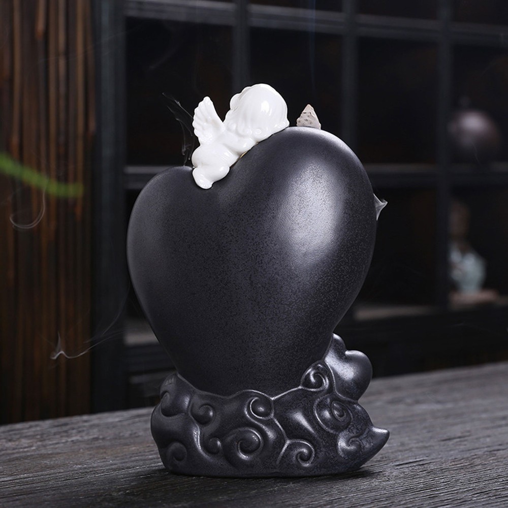 Backflow Incense Holder Ceramic Backflow Incense Angel Backflow Incense Holder