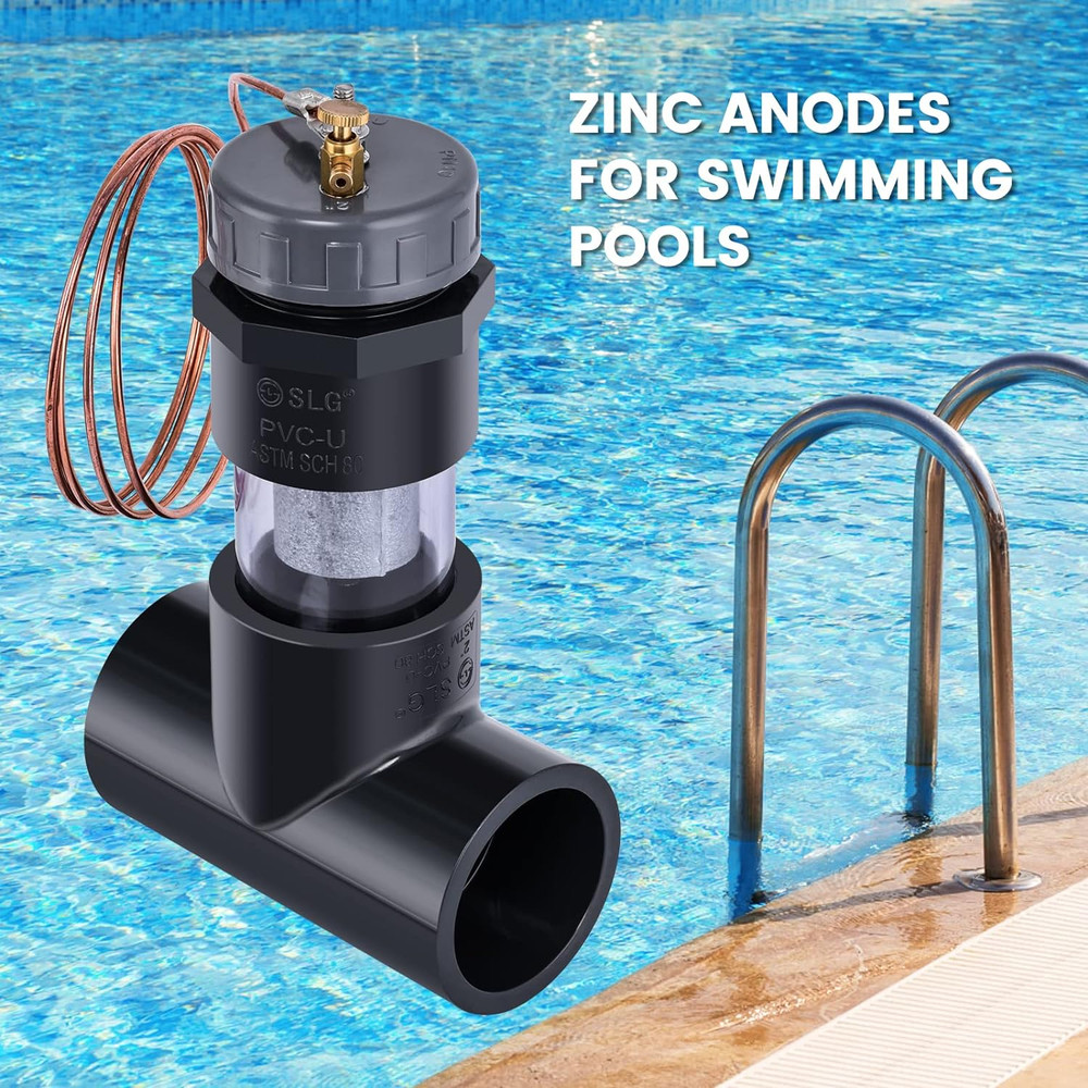 New Install 2'' Inline Zinc Anodes for Saltwater Pools