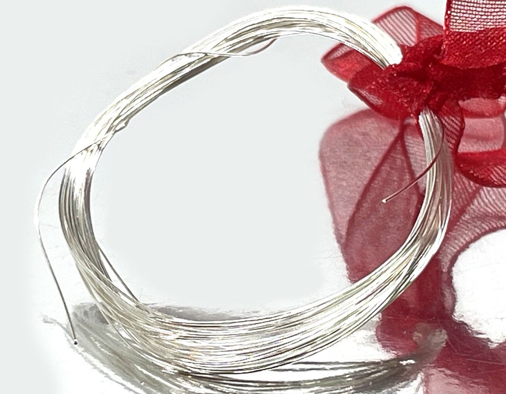 999 Fine Silver wire Dead Soft Round 30 Gauge