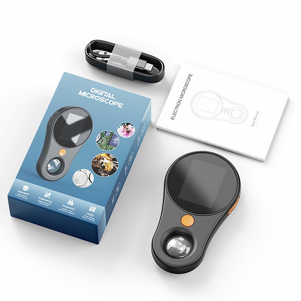 1Pc 500X Handheld Digital Microscope 2 MP Portable Microscope HD Photo Camera;