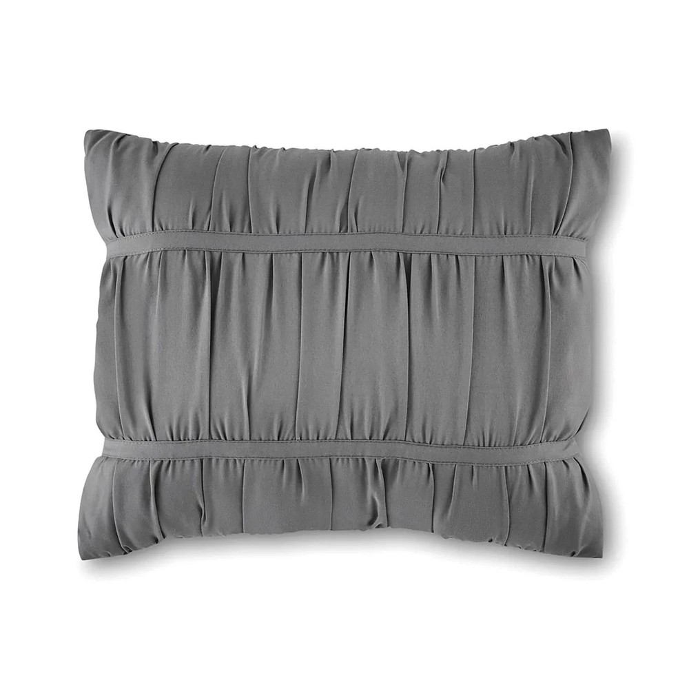 Mainstays 11 Piece Queen Size Bed Set with sheets - Black & White Floral Pattern