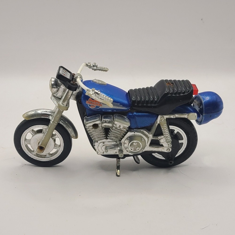 Vintage Matchbox 1981 Harley-Davidson Motorcycle Pull String - Tested & Working
