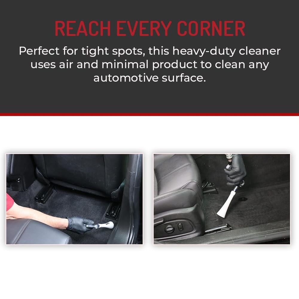 HI-TECH Vortex II Air Cleaning Gun – Pro Auto Detailing Tool for Deep Clea