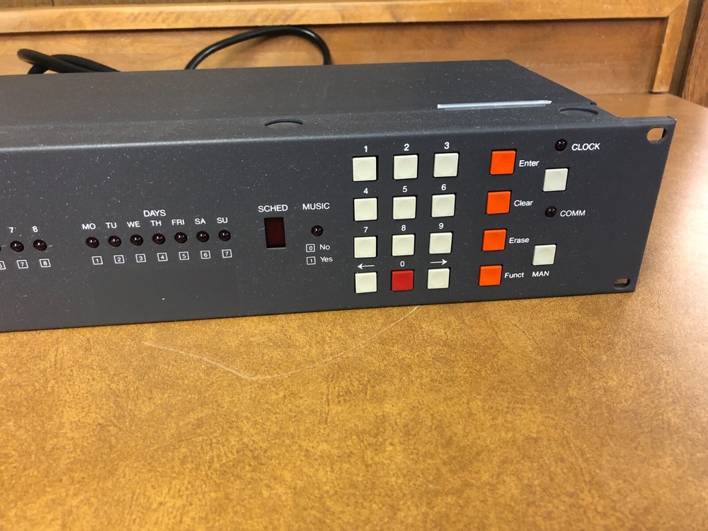 Rauland 2524 Master Clock Intercom Control System