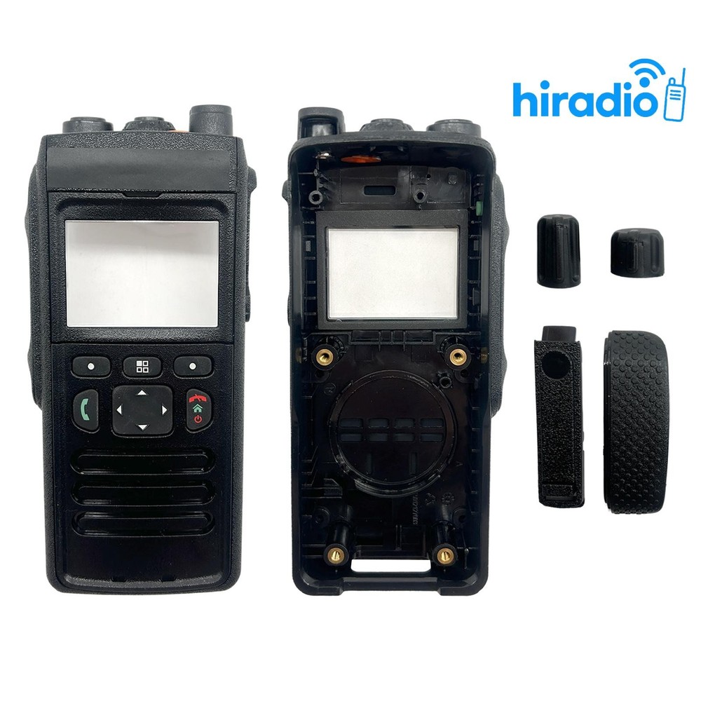Replacement Front Housing Case Kit for MTP3100 Black Limited-Keypad with Knobs