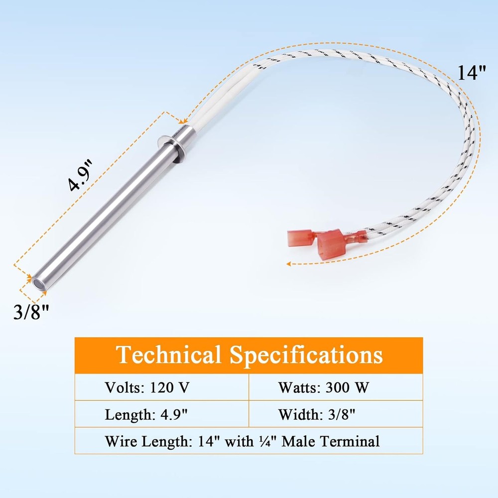 Criditpid Replacement SRV7000-660 Igniter for PelPro PP130, PP60, PP70...