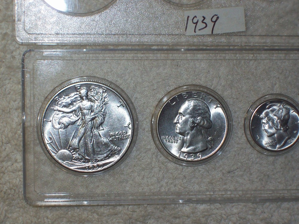 1939 MINT SET UNCIRCULATED PHILADELPHIA MINT