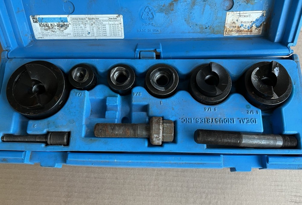 Ideal Hydraulic KO Punch Set