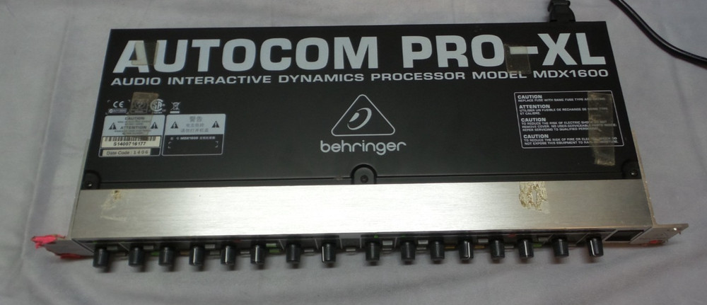 Behringer MDX1600 Autocom Pro-XL Audio Interactive Processor - USED/WORKS
