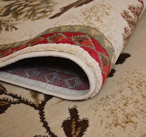 Oak Mountain Area Rug, 2'3"x7'7", Beige