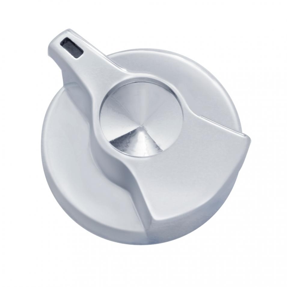 Peterbilt Chrome Plastic Timer Knob - Indented