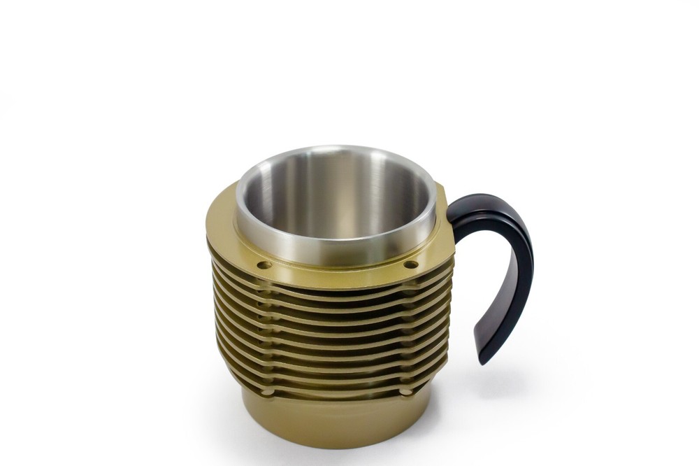 Finned Cylinder Mug