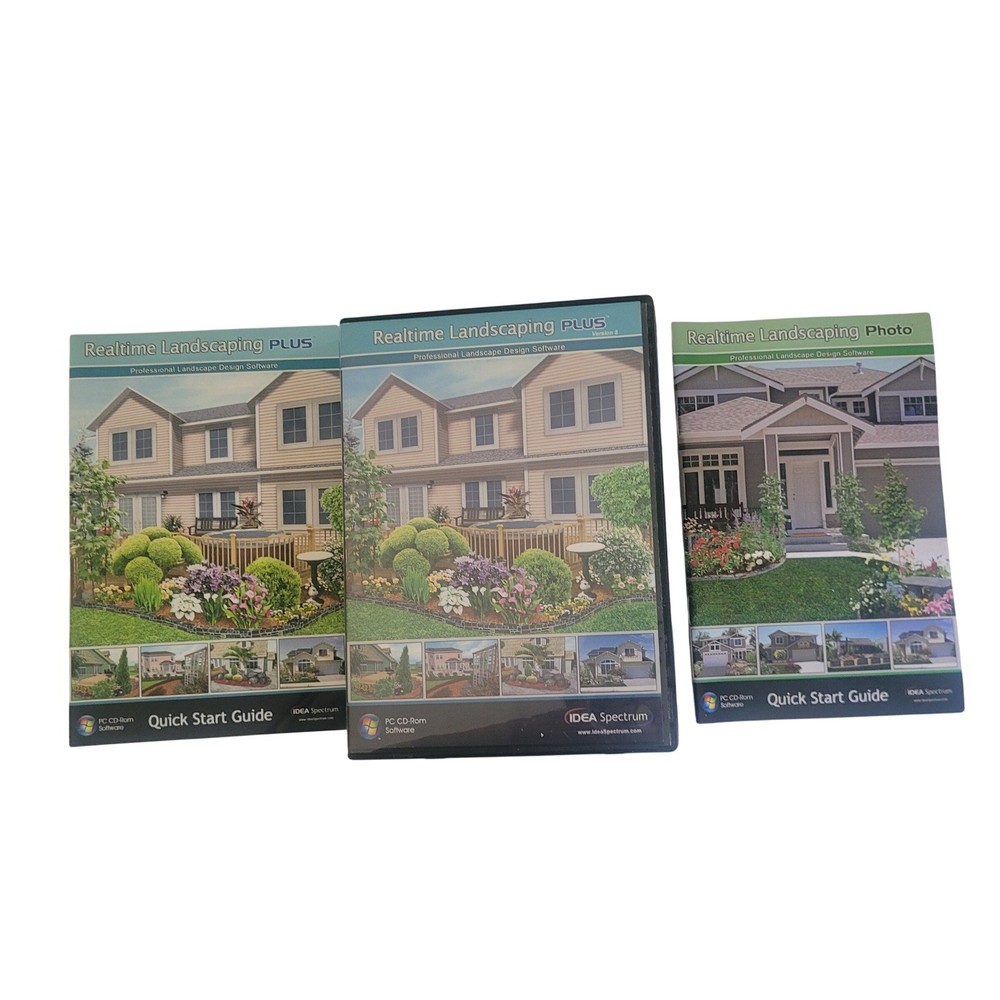 IDEA Spectrum Realtime Landscaping Plus 5 PC Software Design 3D