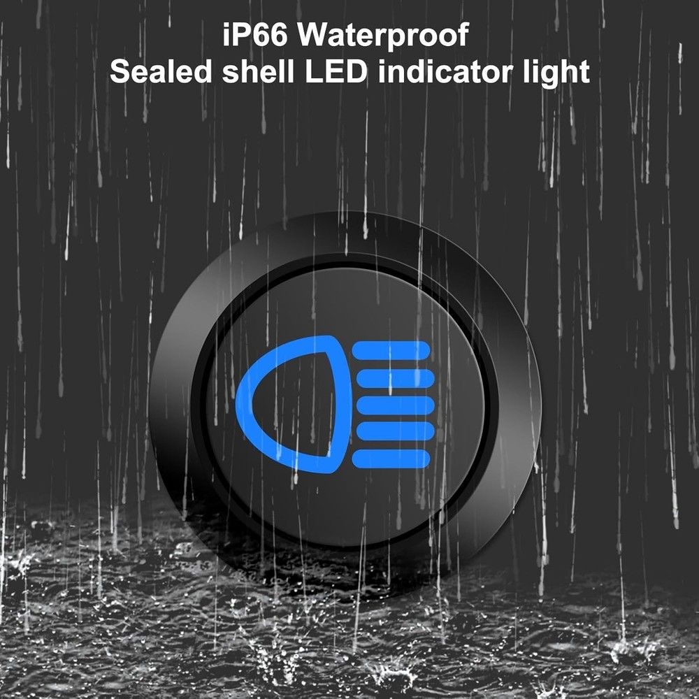 12V LED Indicator Small Light Indicator Waterproof 1/2(12Mm) Panel Cutout 12V