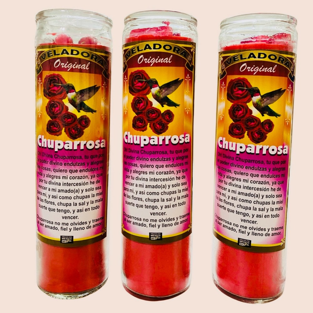 Chuparosa Veladora Roja Preparada y Conjurada para endulzar