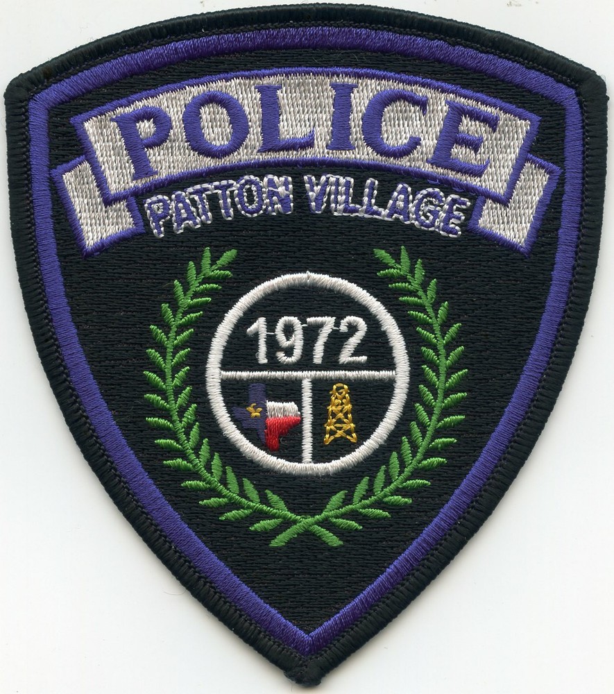 PATTON VILLAGE TEXAS TX POLICE PATCH
