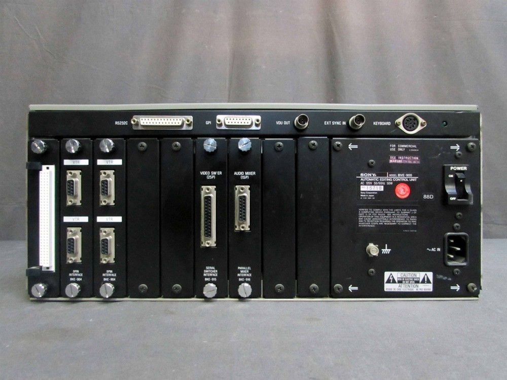 Sony BVE-900 Automatic Editing Control Unit