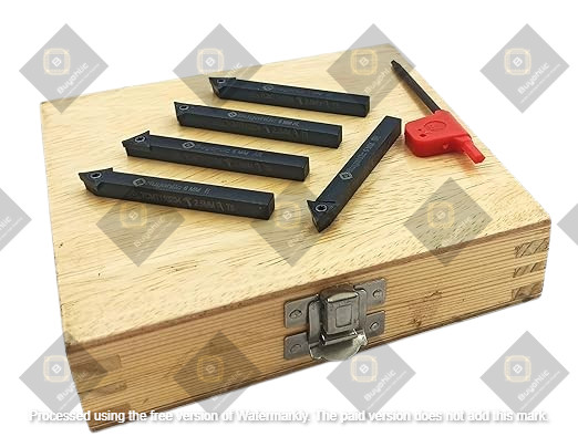 Lathe Epoxy Finish Indexable Turning Tool Holder with Carbide Inserts
