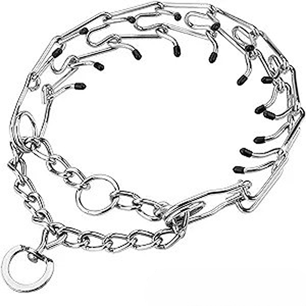 Simba north Chrome Plated Dog Prong Collar for Training Small