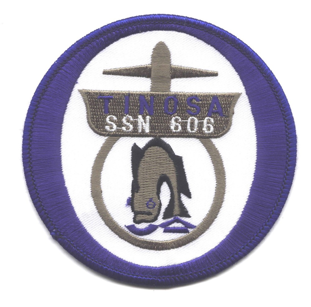 USS Tinosa SSN 606 - Crest - BC Patch - C5182