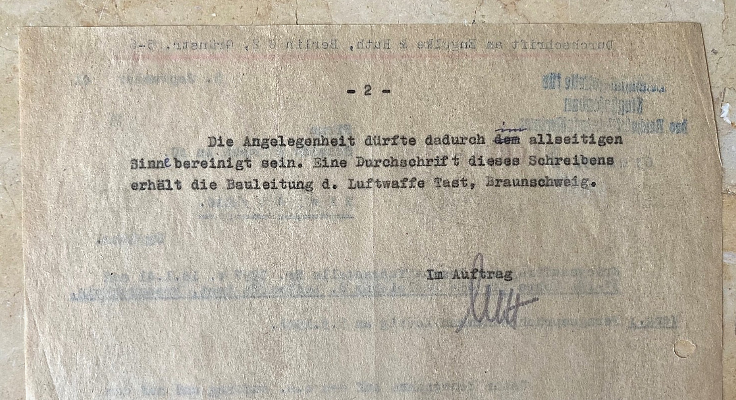 WW2 GERMAN REICHSMARSHALL REICHSMINISTER of AVIATION PROCUREMENT DOCUMENT 1941