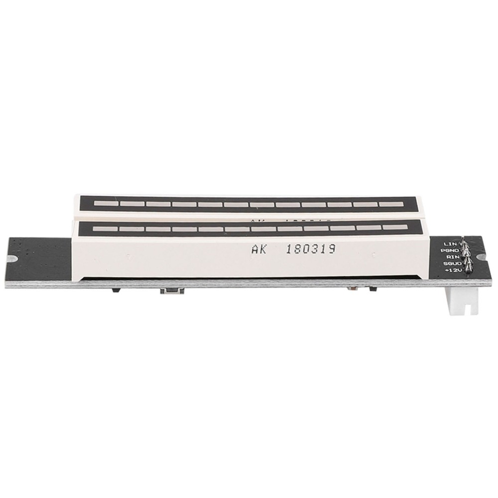 Dual 12 Stereo Level Indicator Adjustable Light Speed Level Meter Board Module