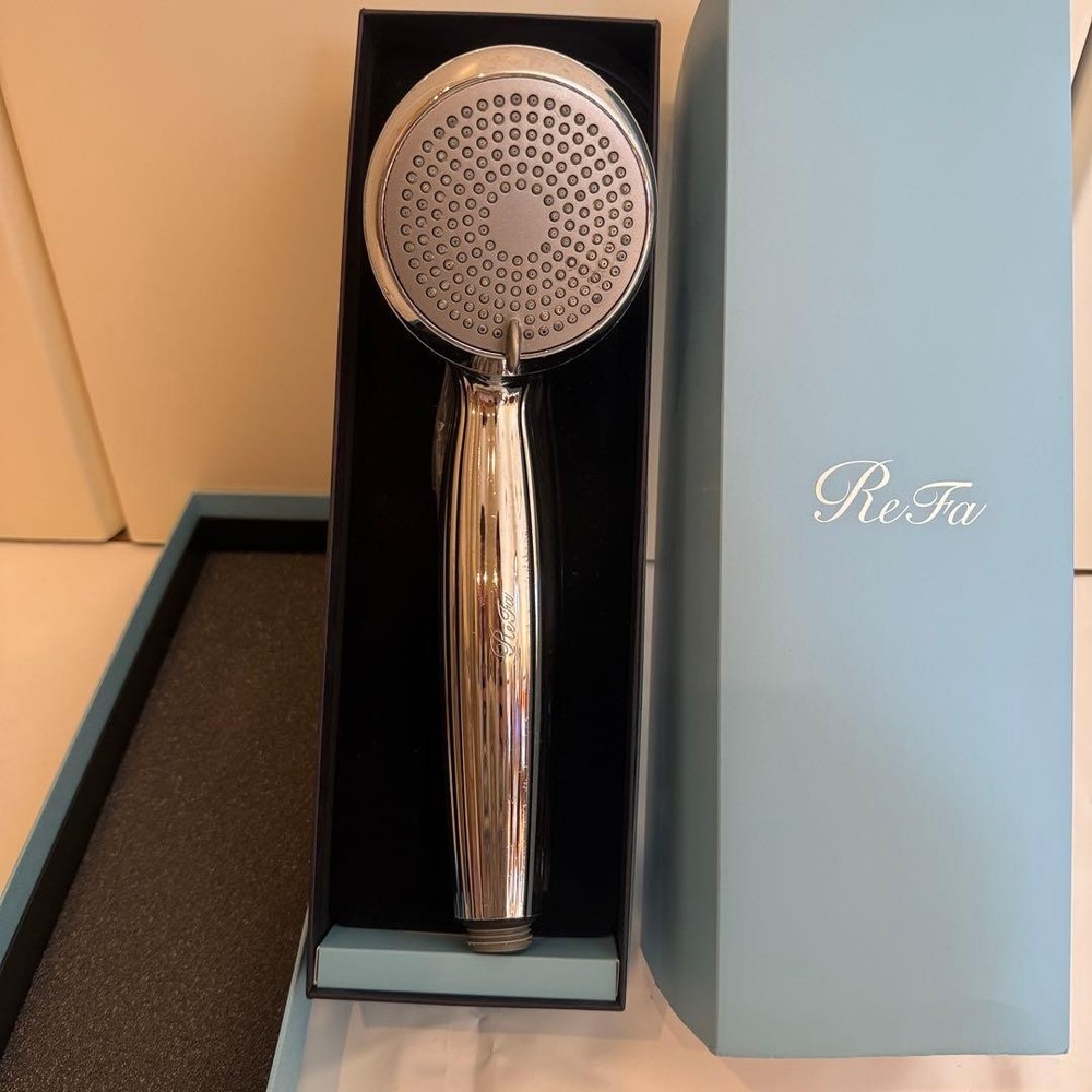 ReFa Bubble Shower Head Silver Used Water-saving Bath Fixture