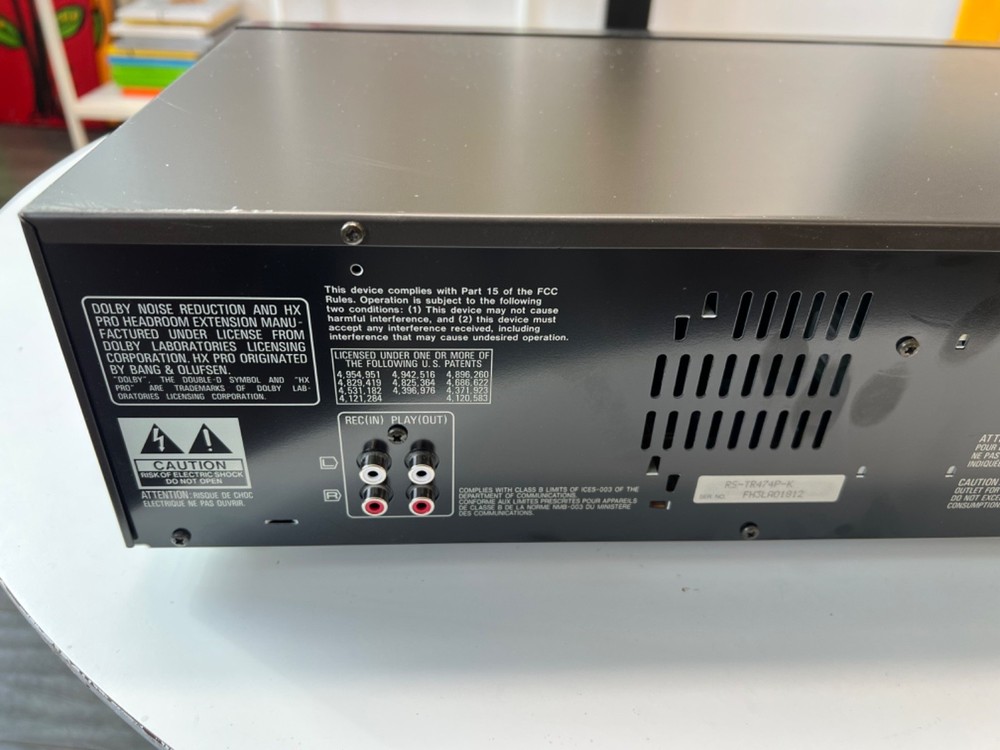 Technics RS-TR373 Double Stereo Cassette Deck HX PRO