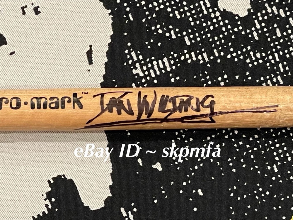 DANIEL WILDING of CARCASS Signed Drumstick + Back Patch 💯 Official Merch 🔥!!