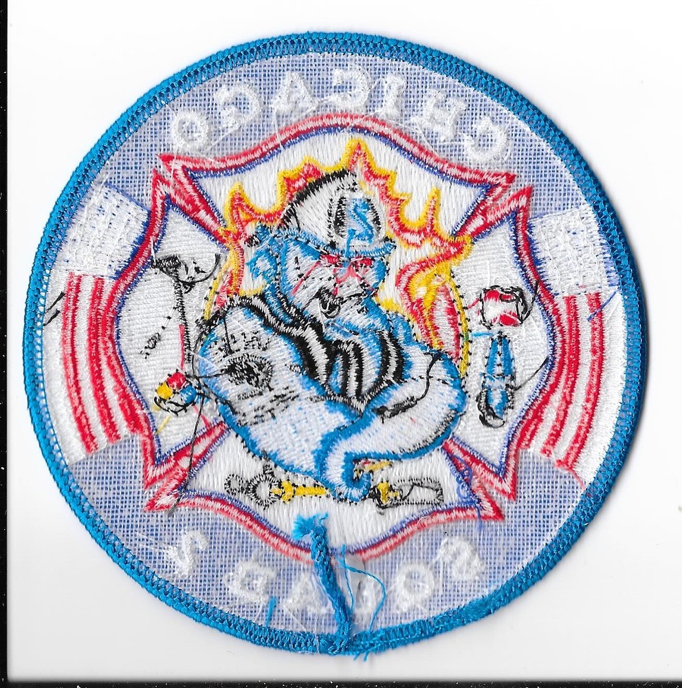 Chicago Fire Department, Illinois Squad 2 Shoulder Patch V1
