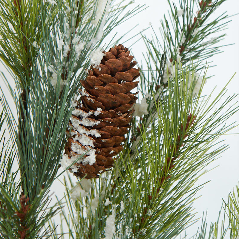 24-1/2" Snow Dusted Artificial Pine Decorative Spray