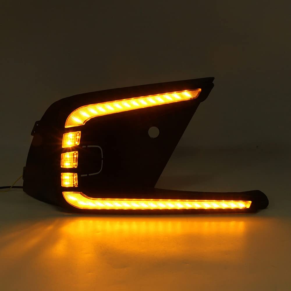 For 11th Gen 2022-2024 Honda Civic Driving LED DRL Fog Daytime Running Lights