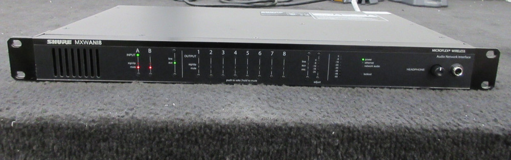 Shure MXWANI8 8-Channel Audio Network Interface
