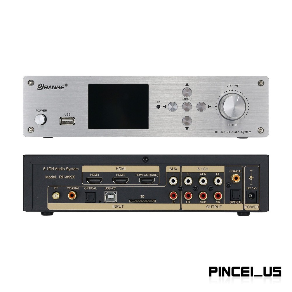 RH-899X DSD USB Flash Drive Audio Player HDMI Optical Coaxial 5.1CH DTS Decoder